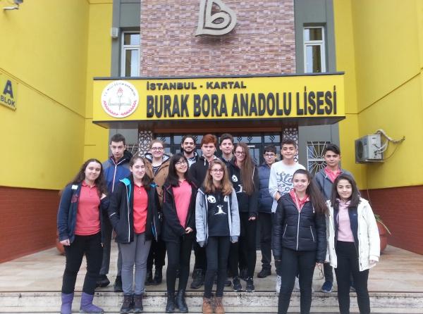 8. Sınıf Öğrencilerimiz Burak Bora Anadolu Lisesi´ni ziyaret ettiler.